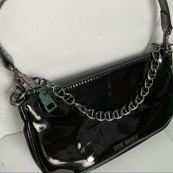 BSISTER Steve Madden Shoulder Bag Black - Picture 6 of 12